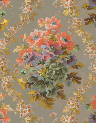 Anemones In Vintage Slate Print