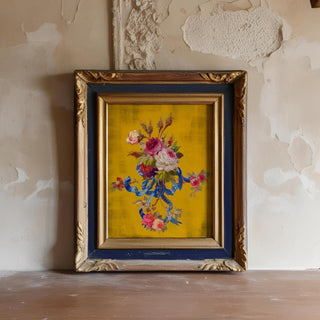 Queen's Roses In Golden Nectar Print
