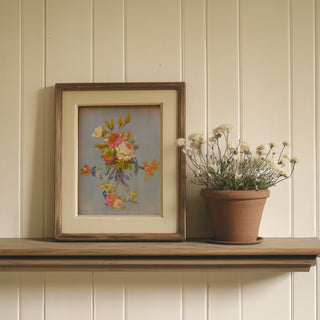 Queen's Roses In Serenity Blue Print