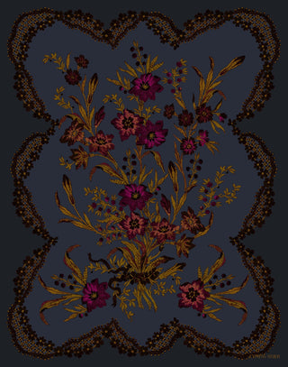 Blue Victorian Posy