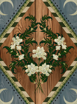 Celestial Floral Print