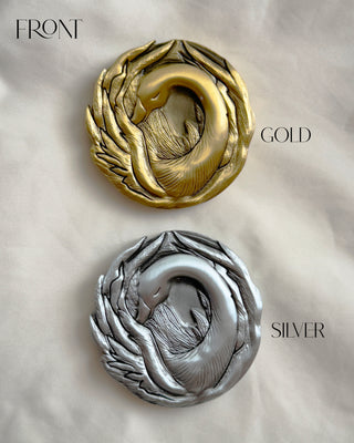 Swan Compact Mirror
