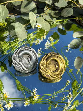 Swan Compact Mirror