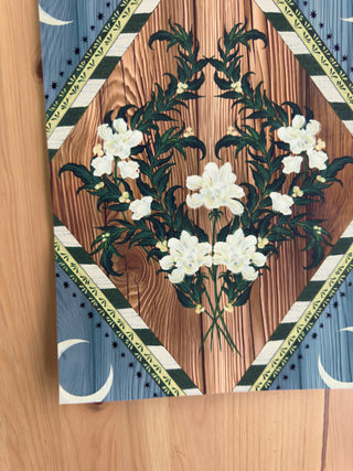 Celestial Floral Print