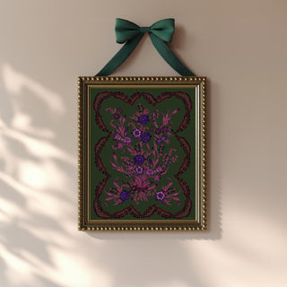 Green Victorian Posy