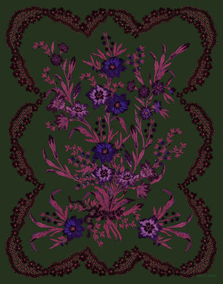 Green Victorian Posy