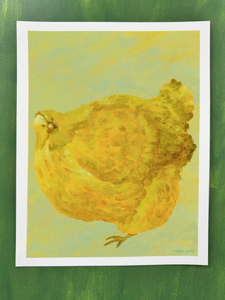 Chicken In Mist Blue