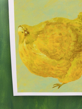 Chicken In Mist Blue