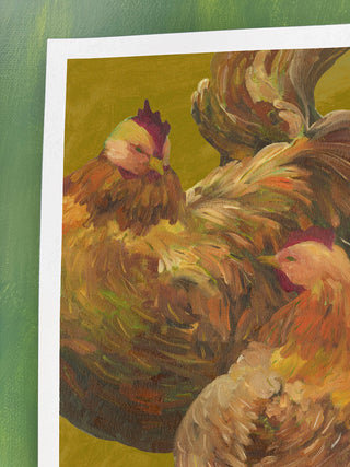 Chicken Duo In Green Gold