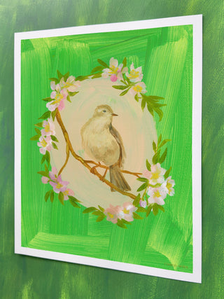 Birdie In Green